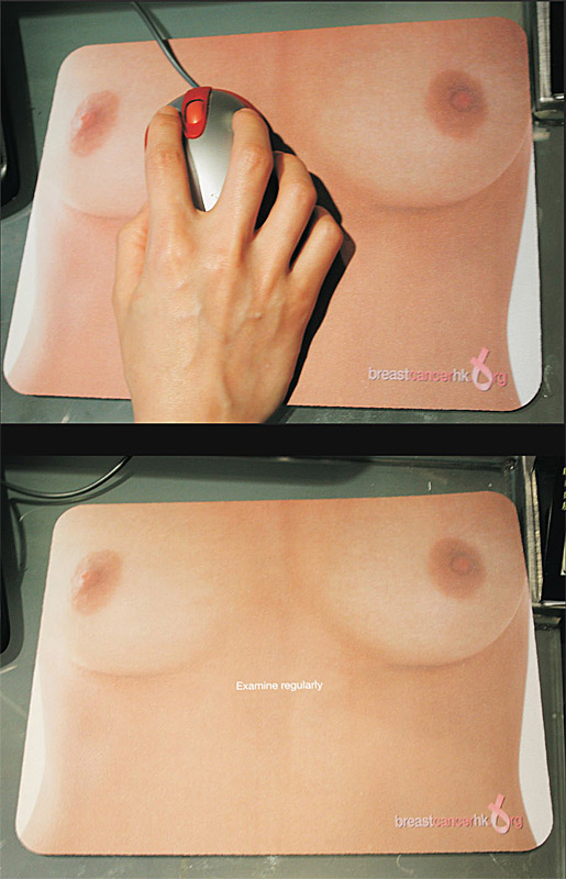 Breast Cancer Check Mouse Pad in Hong Kong