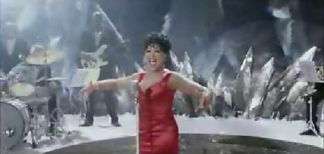 Shirley Bassey sings in Marks & Spencer's TV advert