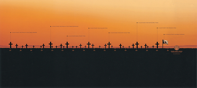 Crosses in Soroptimist print advertisement