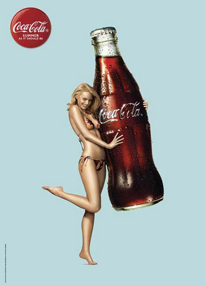 Coca Cola Summer Girl in Summer As It Should Be campaign