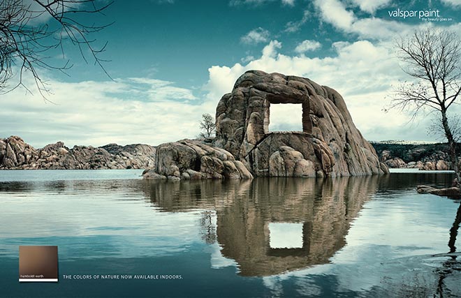 Rock in Valspar print ad