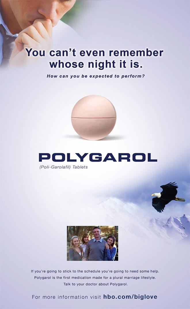 Polygarol Big Love print ad