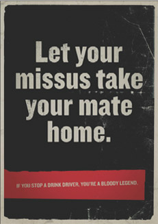 Let your missus take your mate home