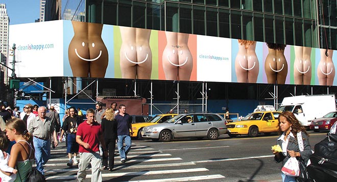 Washlet Bottoms Billboard