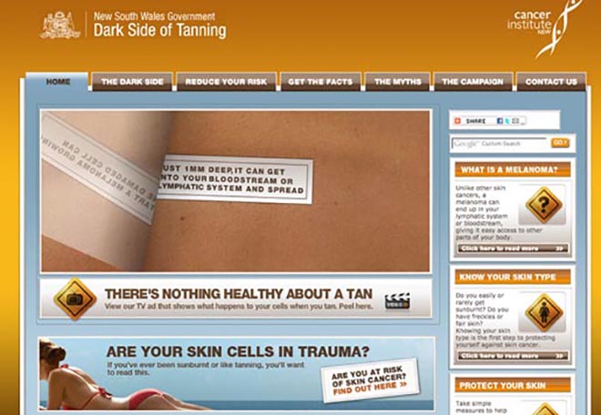 Dark Side of Tanning Site