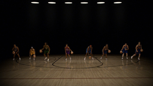 Players in WNBA Eight to One commercial