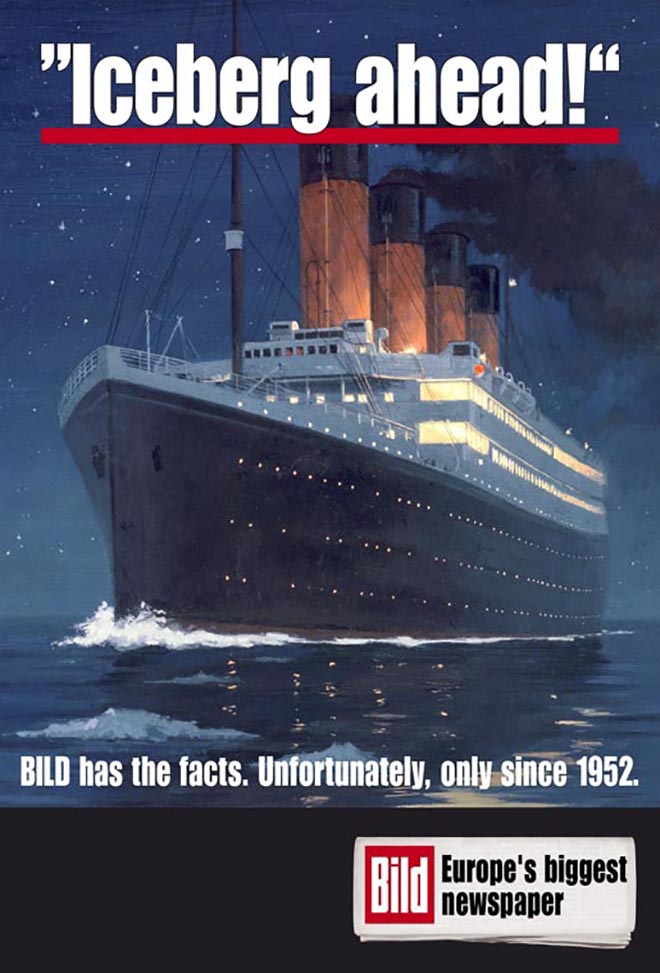 Bild Titanic Warning