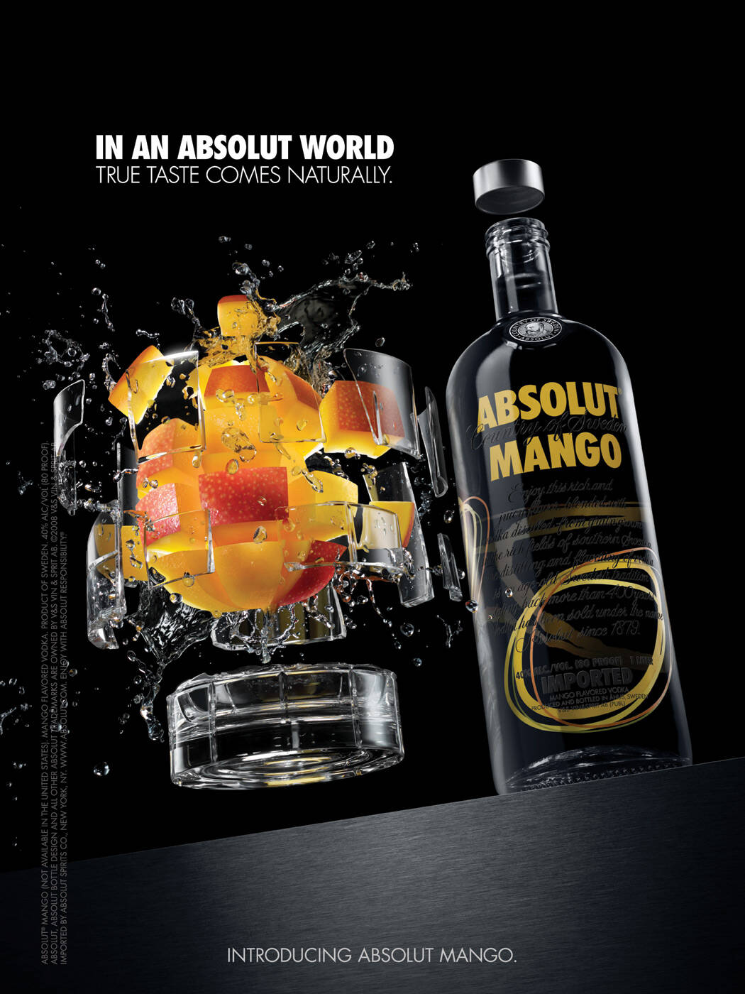 Absolut Pears print ad