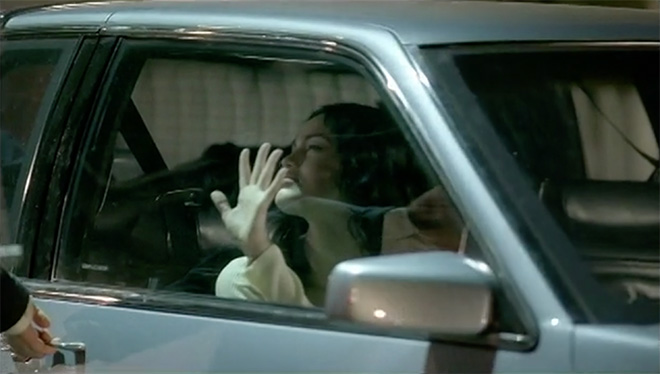 Girl's hand goes to car window in Impulse True Love commercial