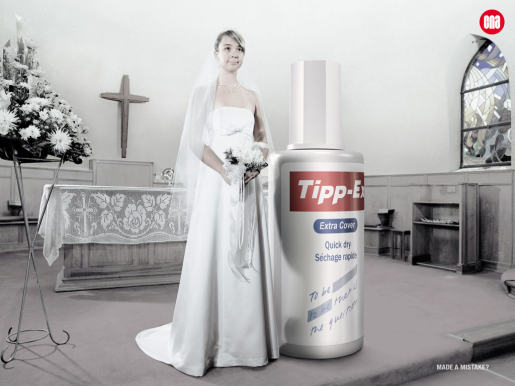 Tipp-Ex bride